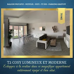 T2 Cosy - 70m2 Au Coeur De Appartement